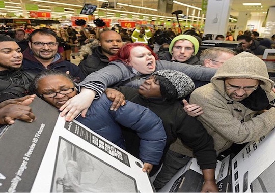 black friday fight